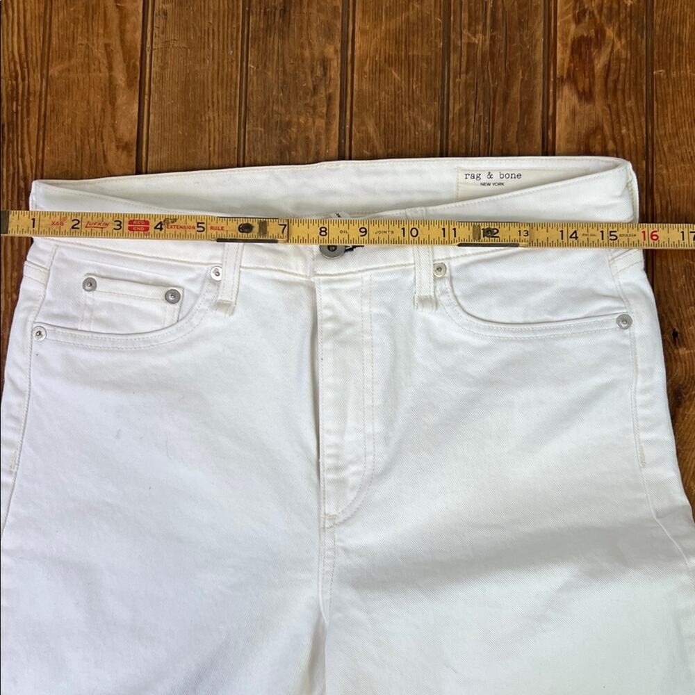 rag & bone jeans white Nina high rise ankle cigarette Jeans size 29 SALE - Picture 6 of 9
